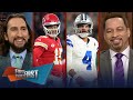 Chiefs win, Nick drops a banner &amp; Eagles defeat Dak, Cowboys in Week 9 | NFL | FIRST THINGS FIRST