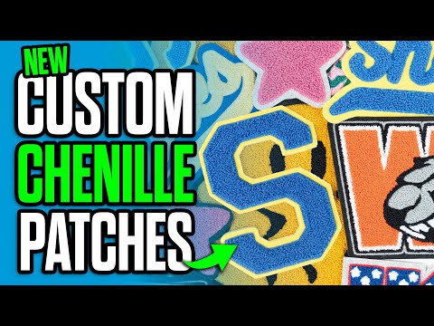 Custom Chenille Patches with A Heat Press?! Retro Decoration Made Easy