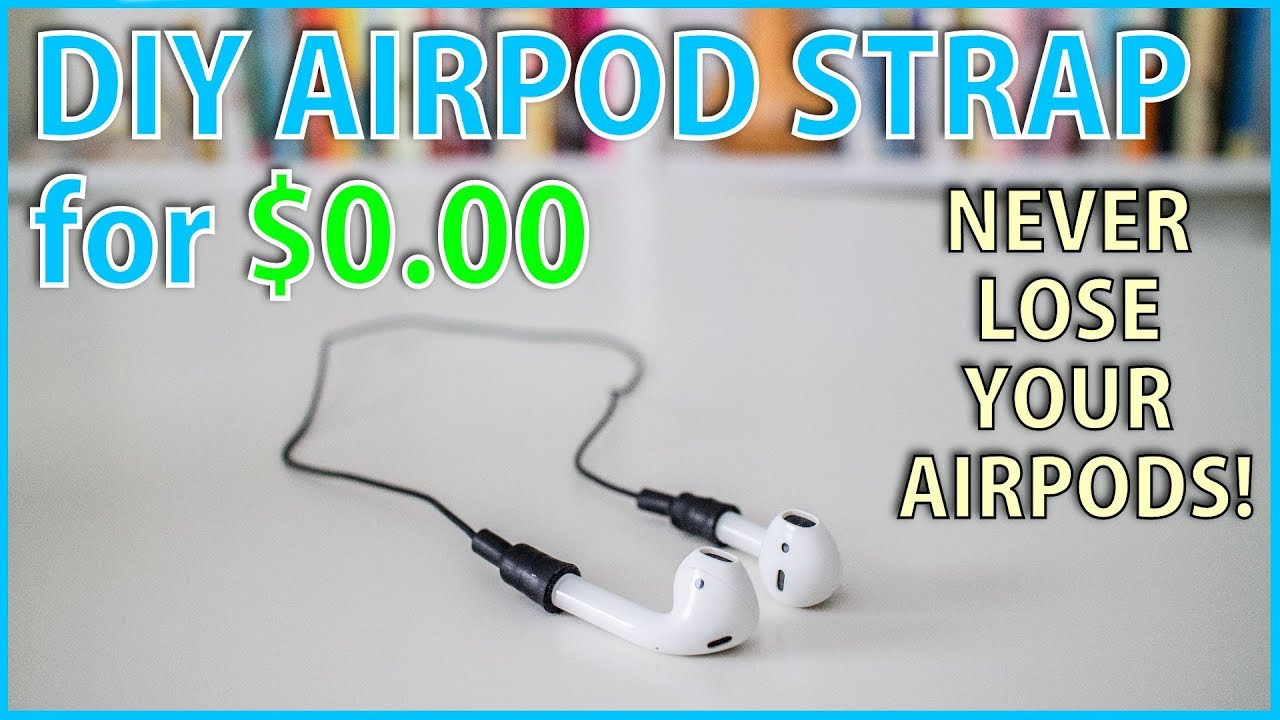 a DIY Airpods Strap For Free YouTube