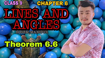 Theorem 6.6 |  Class 9 | Chapter 6 | Lines and angles