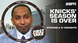 Stephen A.'s seasonending thoughts on the New York Knicks ☹ | First Take