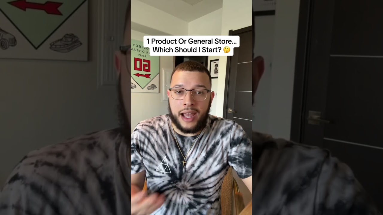 ⁣Should I Start A 1 Product Or General Store? 🤔 #dropshipping #shopifydropshipping #dropship