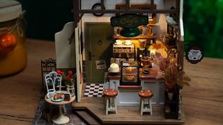 Building The Coziest Mini Café Rolife Dg162 Miniature Embly Tiny Forge