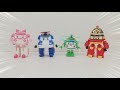 ロボカーポリー 韓国のおもちゃロボカーポリーを変形させるよ！ポリー、ロイ、アンバー、ヘリー / はたらくくるま / 変形おもちゃ