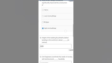 Week 1NPTEL answers Introduction to Civil Engineering profession
