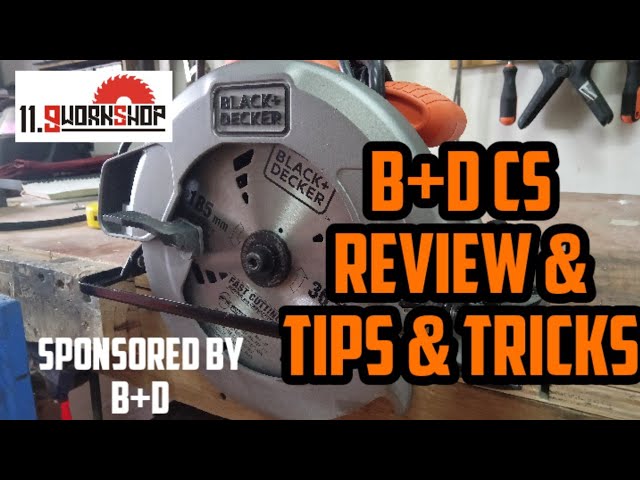 Black and Decker Circular Saw Review  Tips and Tricks (sponsored vlog) 