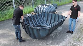 Assembly of Carat S underground tank