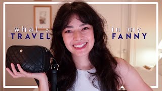 What's in my Plane Fanny Pack 2025 // JOANNA