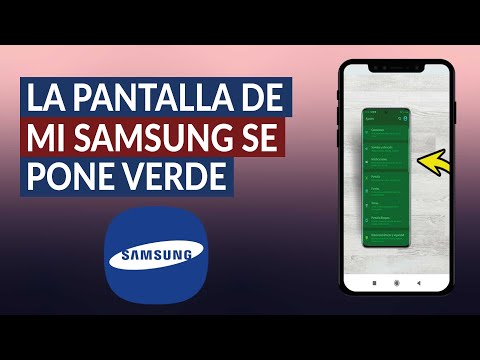 ¿Por qué la pantalla de mi celular SAMSUNG GALAXY se pone verde? - Solución