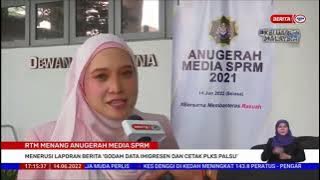 14 JUN 2022 – BERITA WILAYAH – RTM MENANG ANUGERAH MEDIA SPRM