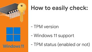 How to check TPM version &amp; status for Windows 11 support - 4 Ways!