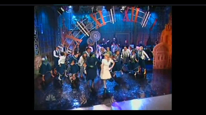 Wicked "What Is This Feeling?" -  The Tonight Show with Jay Leno - April 18, 2007