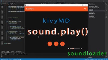 Playing sound with python using kivymd GUI