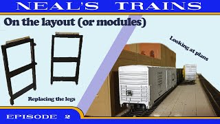 On the layout (or modules) 2 - Fixing a mistake and running with a new plan