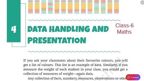 Data Handling and Presentation/ Class-6 Maths NCERT Chapter-4 Ganita Prakash Solution & Explanation