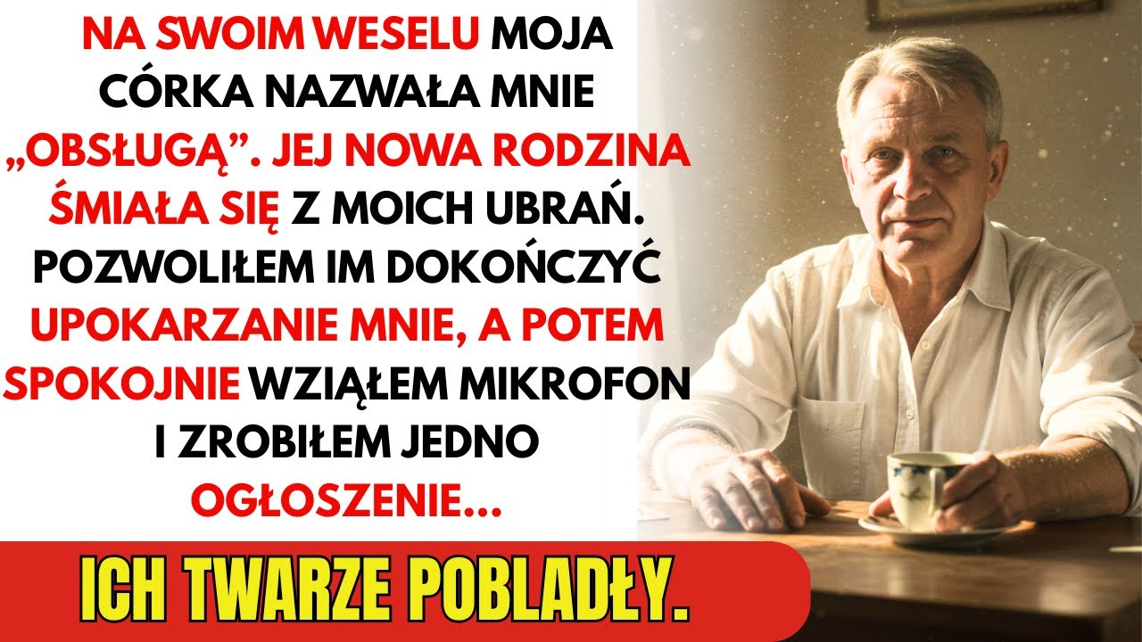 Moja córka udawała, że mnie nie zna na własnym weselu… dopóki nie przyszedł rachunek na dwa miliony.