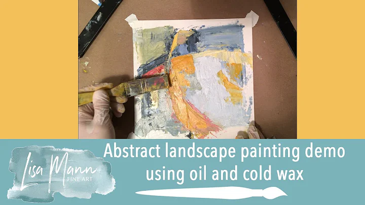 Abstract Landscape Painting Demo | In oil and cold...