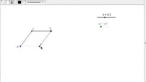 geogebra creating a rhombus using sliders
