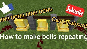 How to make a redstone bell machine in minecraft