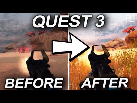 QUEST 3 vs Quest 2 HUGE Graphics UPGRADE!!