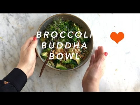Vibrant VEGAN Double Broccoli Buddha Bowl