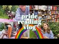 Pride Reading Vlog | Queer Lit Readathon [cc]