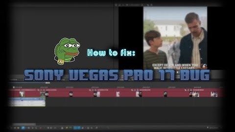 Sony Vegas Pro 17 Bug | MP4 videos not having any sound? How to fix it! | Tutorial