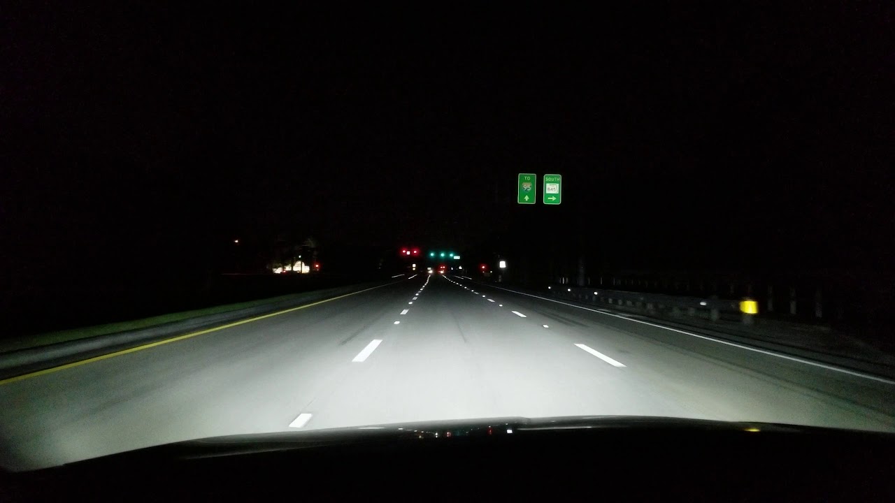 New Update X9 LED 20000 Lumen Headlight driving test by Diamond Vision LED