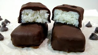 4-INGREDIENT Bounty Bars WITHOUT Condensed Milk