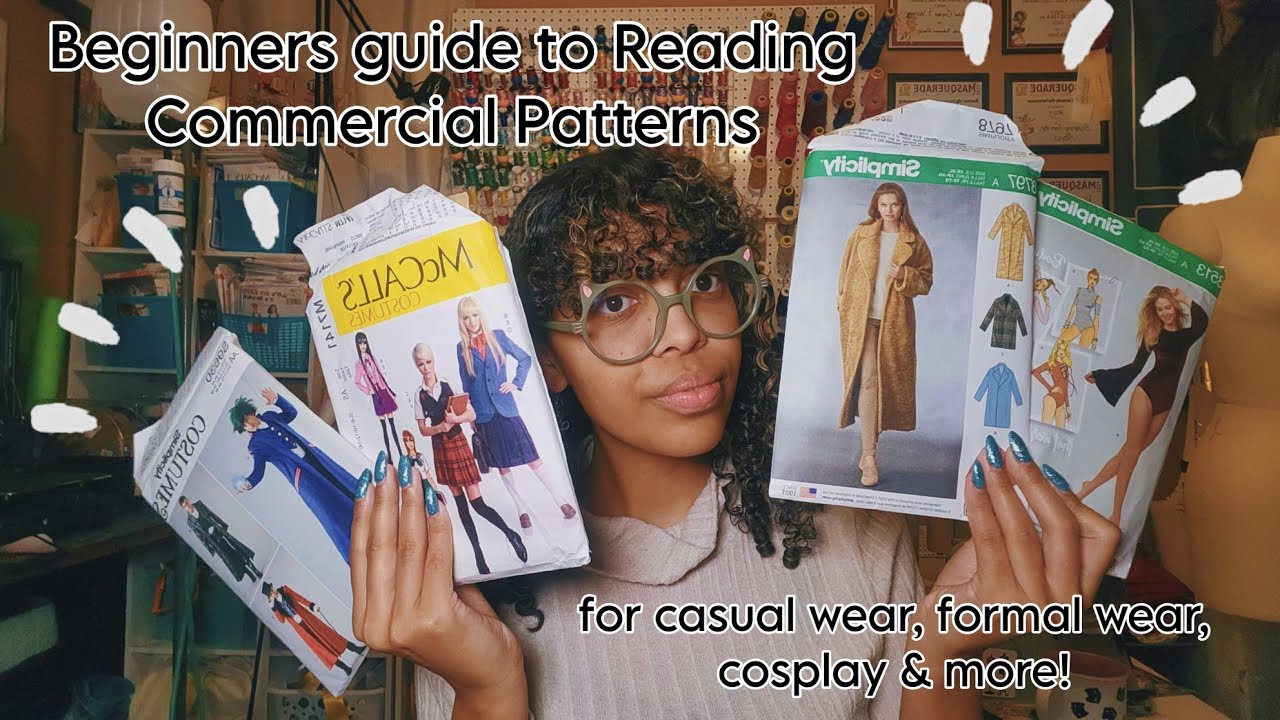 Beginner Guide to Reading Commercial Patterns! - YouTube