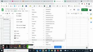 Calculating Statistics in Google Sheets
