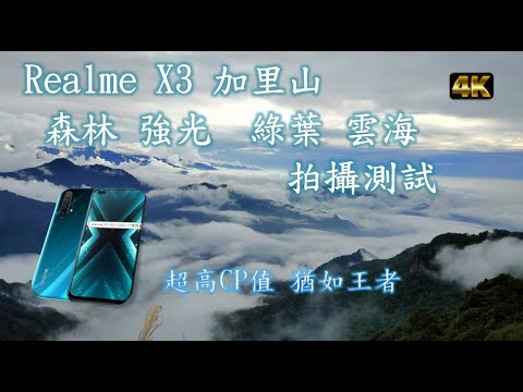 REALME X3 登山 加里山 拍攝 森林之美 對焦速度 色調 逆光效果 令人滿意的境界 紫邊極少 9800元真的沒讓人失望 4K 解析度 超讚