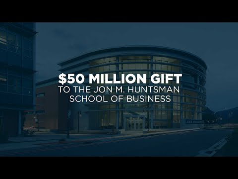 Utah State University Announces Major New Programs for Students and Faculty with Largest Gift in School History from Huntsman Foundation and Charles Koch Foundation