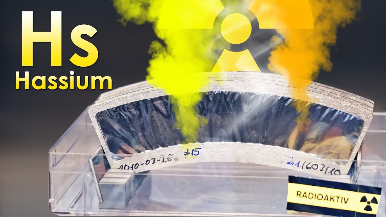 Hassium - THE MOST VOLATILE METAL ON EARTH!