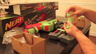 Nerf Vortex Praxis Unboxing Retail - The Toy Spy