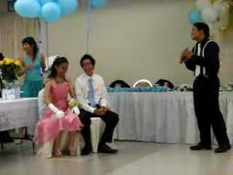 andrei singing at mary's debut