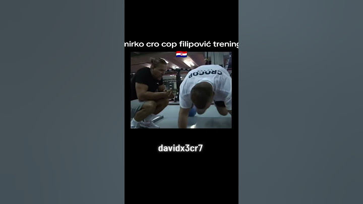Mirko cro cop Filipović trening 🥊