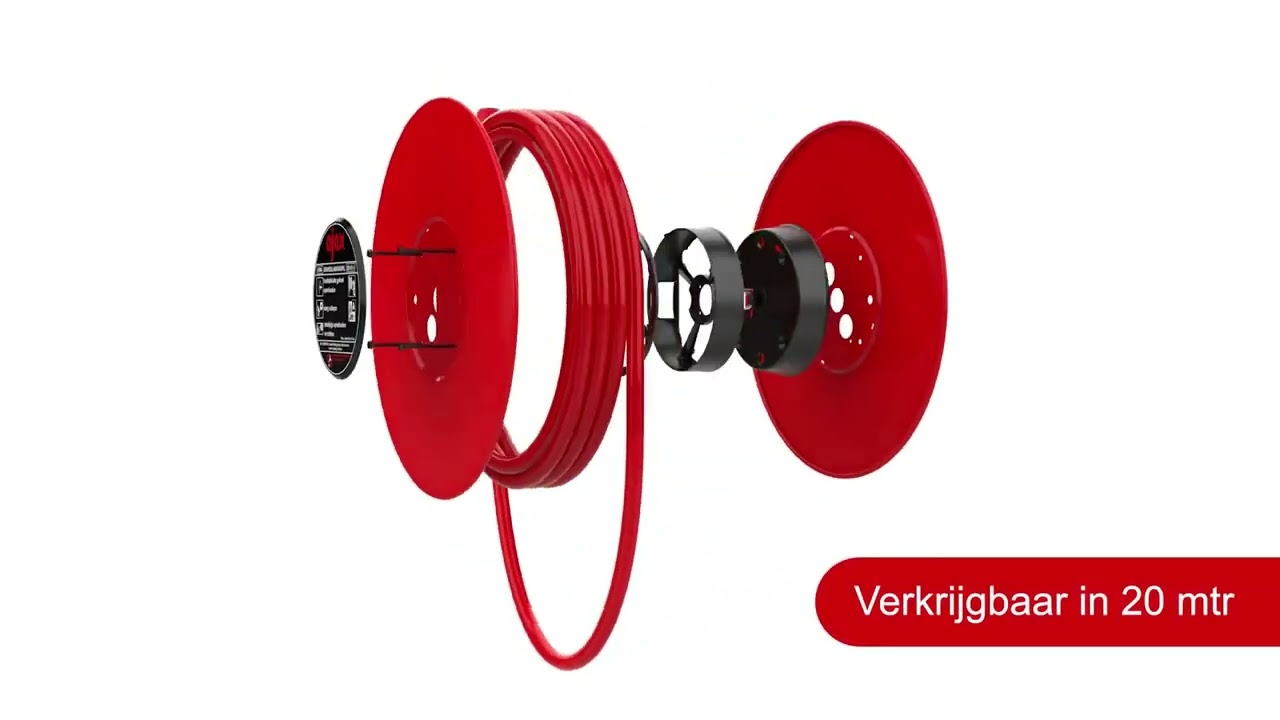 De nieuwe brandslanghaspel van Ajax Chubb, nu verkrijgbaar bij RH Brandbeveiliging