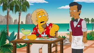 The Simpsons - Jimbo Jones Hangs Bart Upside Down From A Tree And Beats Him