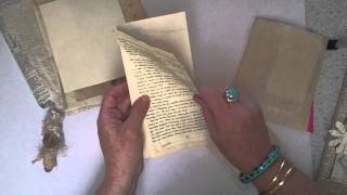Shabby White Collage Book
