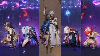 Who has the most dramatic animation of falling and getting up in Honkai Star rail??