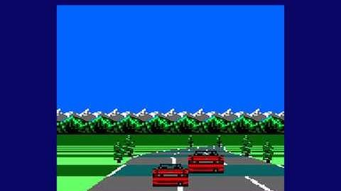 WIP pseudo 3d racer amstrad cpc 6128