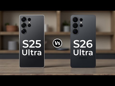 Video Samsung Galaxy S25 Ultra Vs Samsung Galaxy S26 Ultra