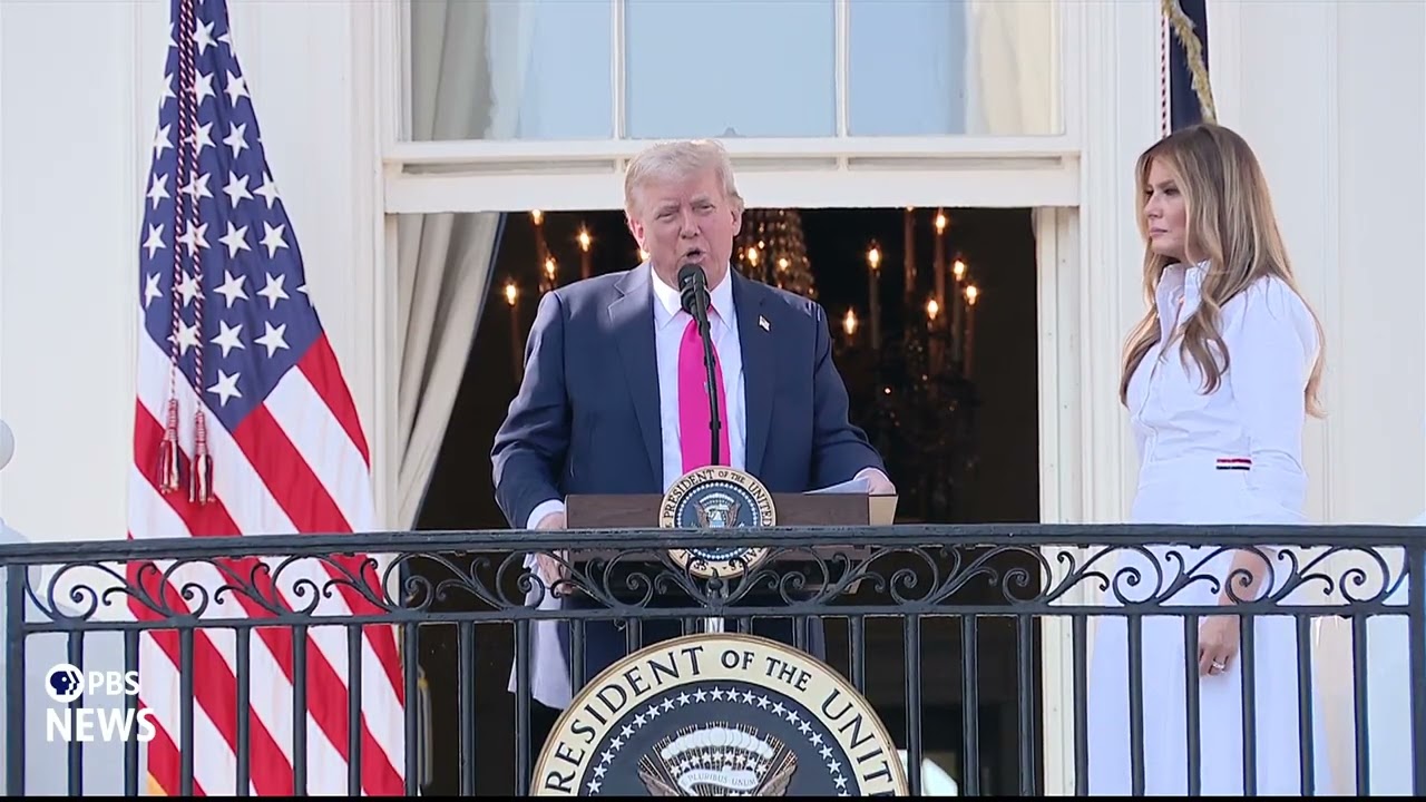 WATCH: Trump touts investments in border security, U.S. military at megabill signing ceremony