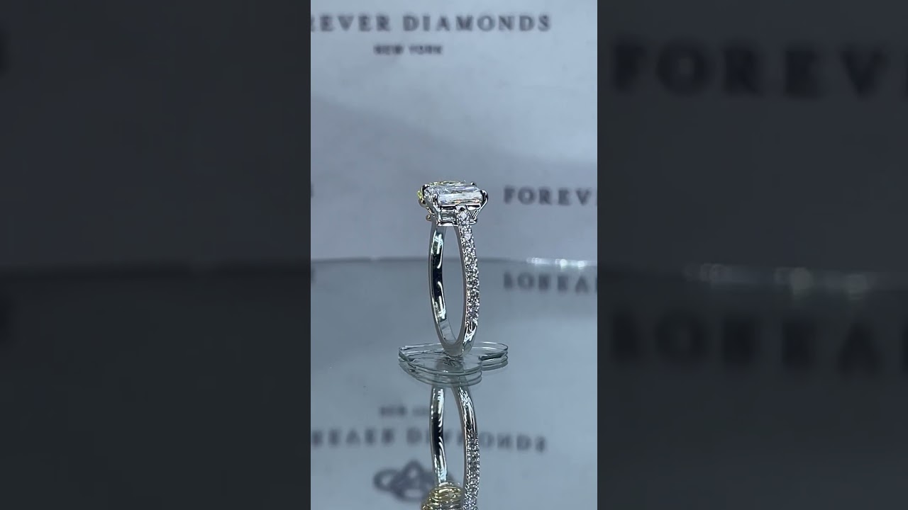 Two Stone Diamond Engagement Ring - "Gemini"