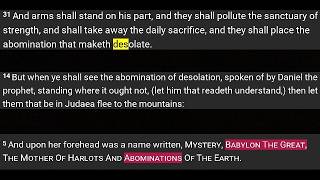 Abomination of Desolation - connecting the dots