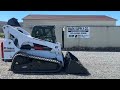 2015 bobcat t870 rubber track skid steer loader high flow joy stick 100hp loader for sale nice