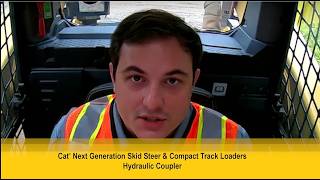How to Operate the Hydraulic Coupler on Next Generation Cat® Skid Steer and Compact Track Loaders