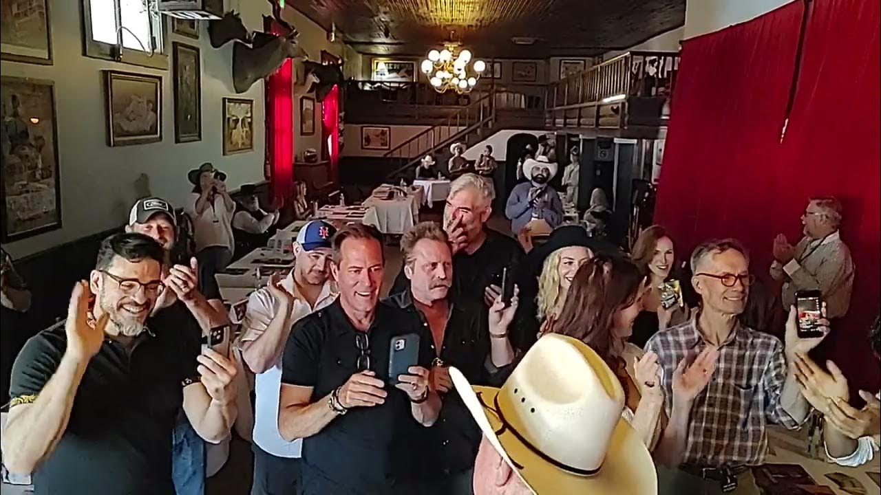 The Cast Of Red Dead Being Sworn In As Citizens Of Tombstone Arizona at