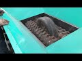 Tyre shredder tire shredding machine#tire #tires #tyre #tyres #tirerecycling #tyrerecycling #recycle